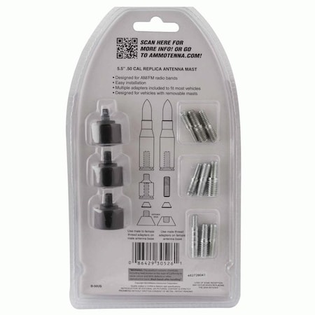 Metra Electronics U.S. FLAG WRAP - .50 CALIBER REPLICA ANTENNA 50US